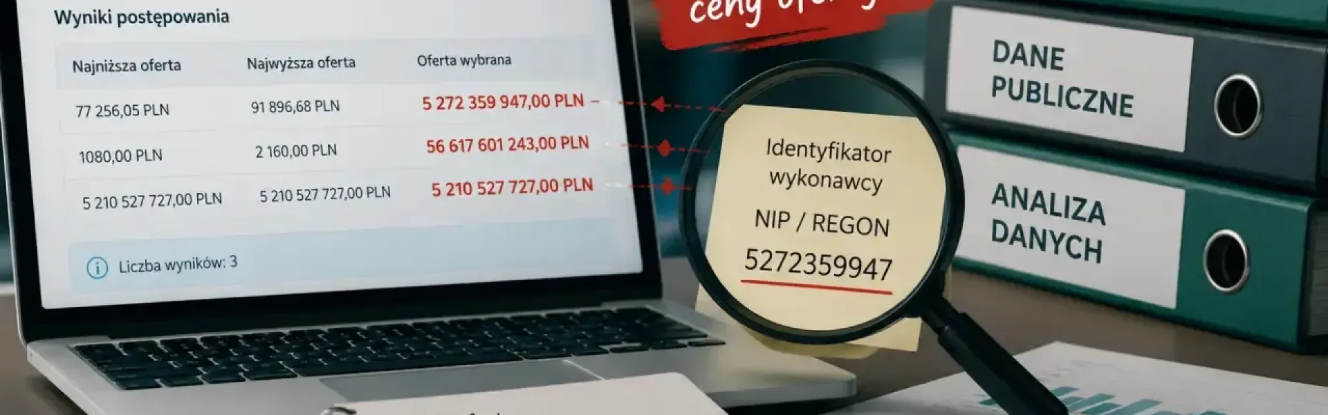 Kiedy NIP staje się ceną oferty. Co można znaleźć w danych o zamówieniach publicznych?