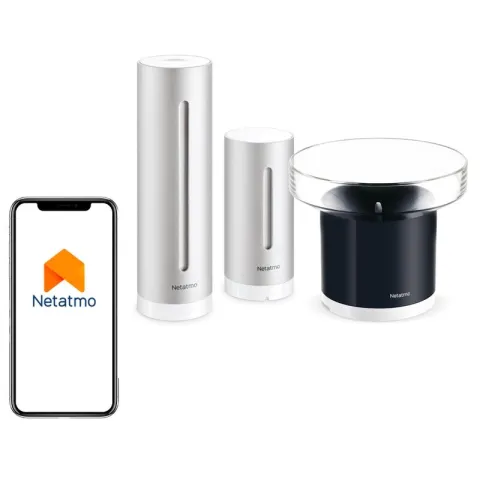 Zestaw NETATMO NBU-NWS-NRG Inteligentna Stacja Pogodowa + Deszczomierz