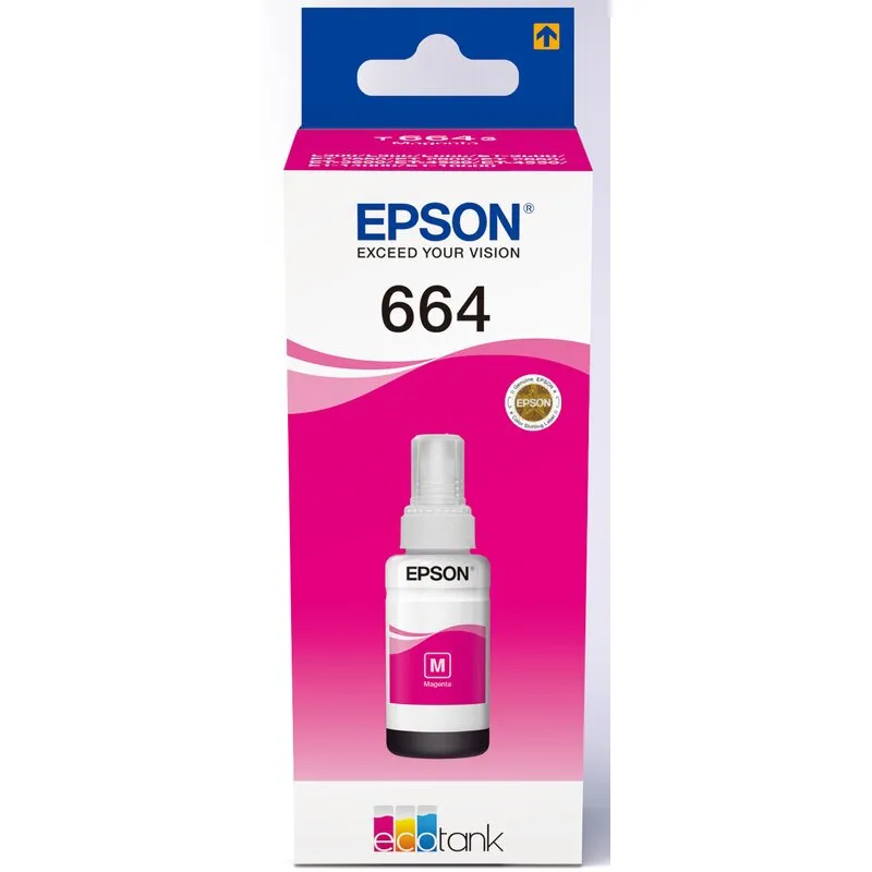 Tusz EPSON EcoTank 664 Purpurowy 70 ml C13T66434A