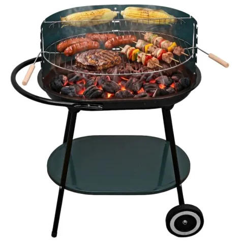 Grill ogrodowy węglowy ACTIVA 19321 Owalny, na kółkach