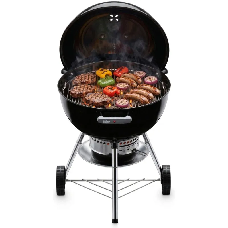 Grill ogrodowy węglowy WEBER Bar-B-Kettle 1331004 Zamykany, okrągły, na kółkach