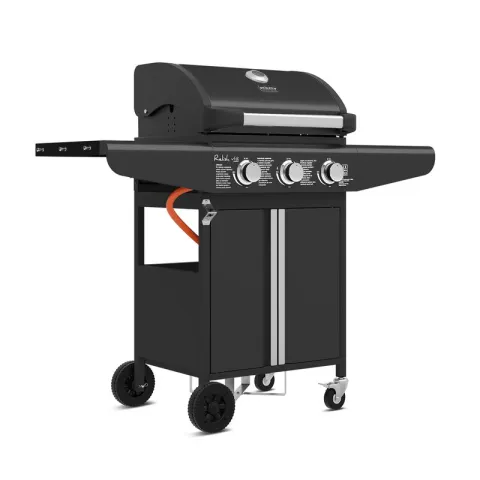 Grill ogrodowy gazowy KOLER Relish v1 Compact Czarny 9.6 kW 47 x 40 cm