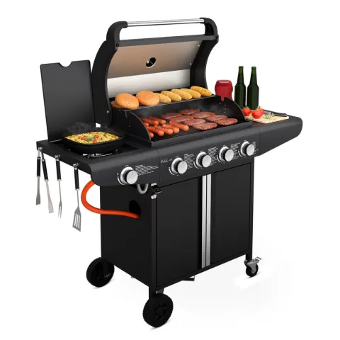Grill ogrodowy gazowy KOLER Relish v1 Czarny 16 kW 66 x 40 cm