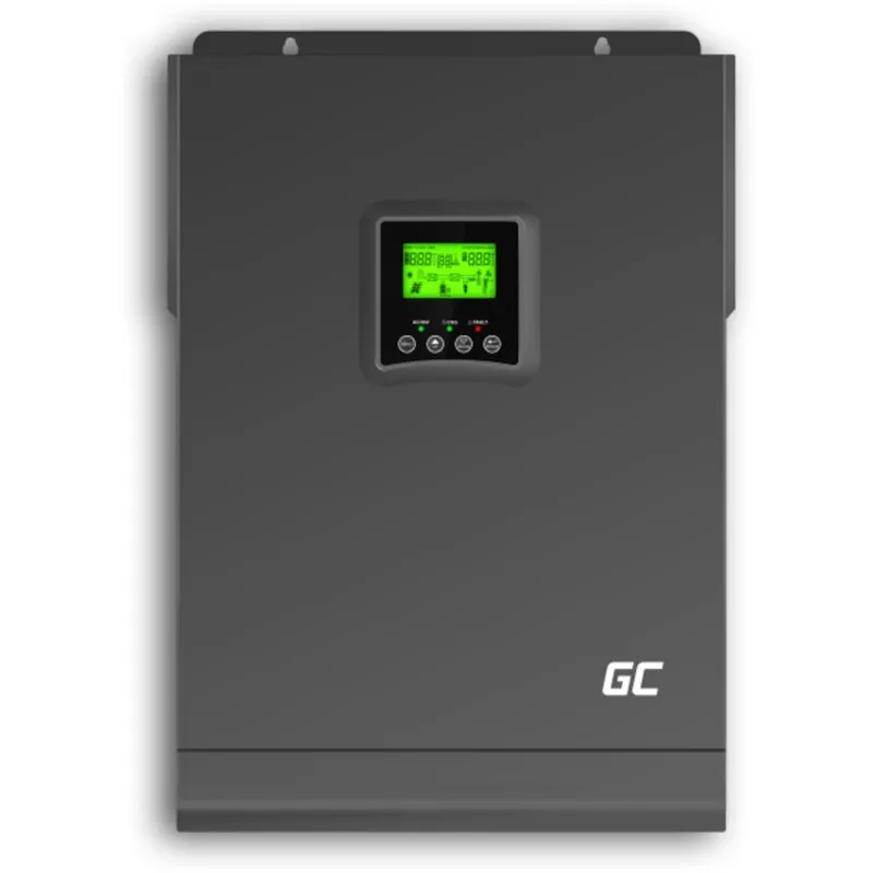 Inwerter solarny GREENCELL Off Grid z ładowarką solarną MPPT 3000VA/3000W
