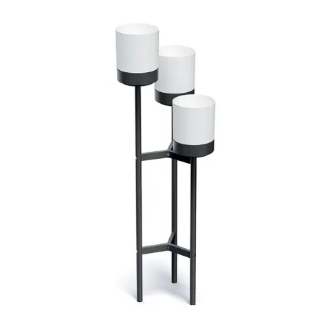 Kwietnik PROSPERPLAST Bloomie Stand IKD3H-S449 42 x 39.5 x 125 cm Czarno-biały