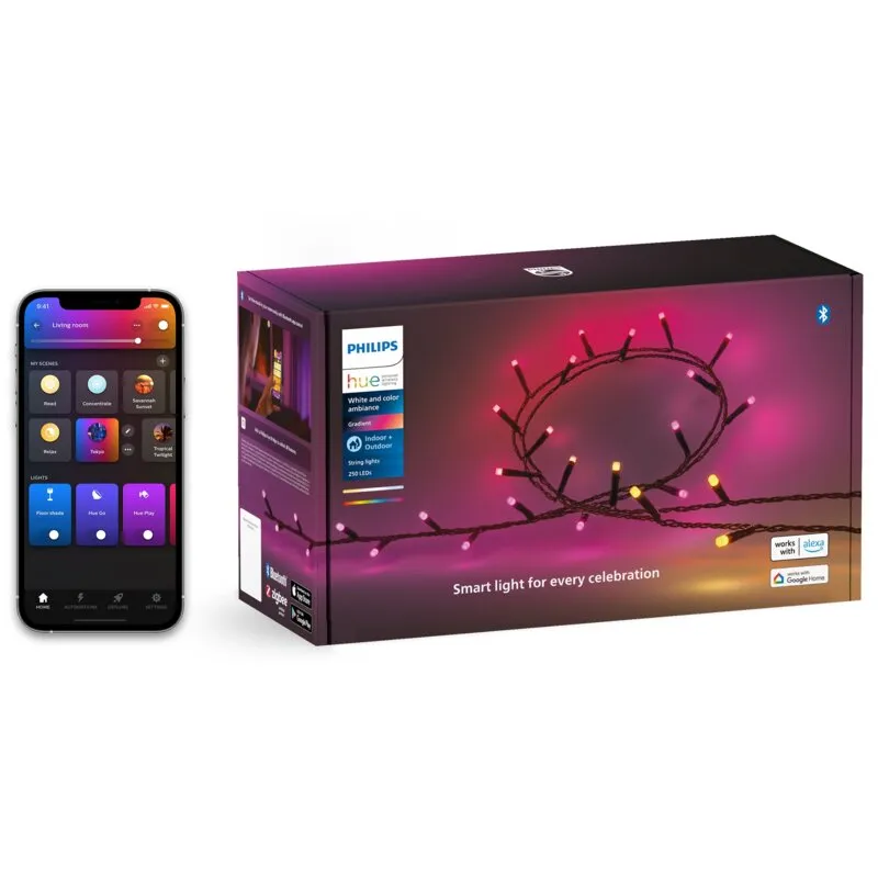 Girlanda ogrodowa sieciowa PHILIPS HUE Festavia 225625 20 m