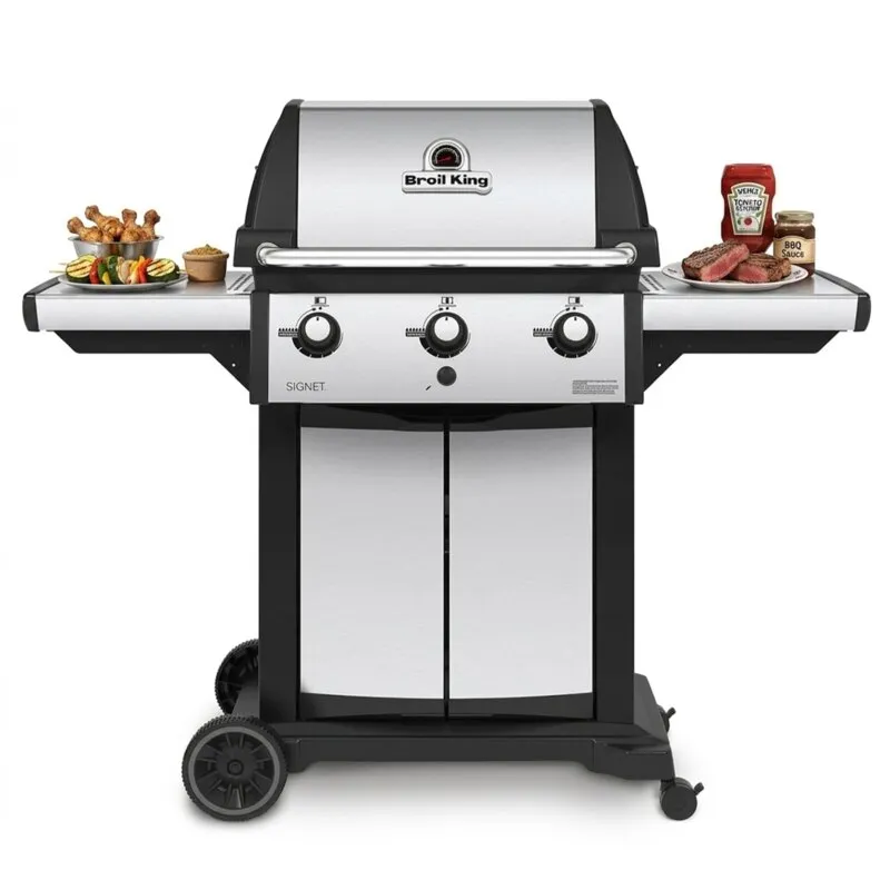 Grill ogrodowy gazowy BROIL KING Signet 320 11.4 kW 65 x 38 + 60 x 26 cm