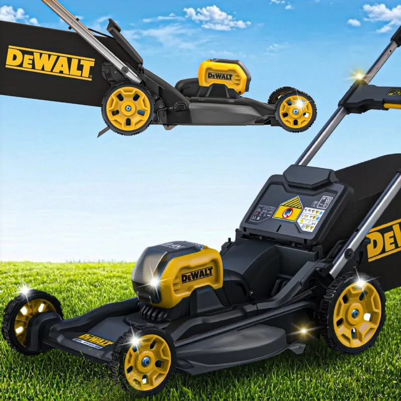 Kosiarka akumulatorowa DEWALT DCMWSP550N-XJ z napędem, 53 cm, rozdrabnianie, 54 V, silnik bezszczotkowy, kosz 67L, bez akumulatora
