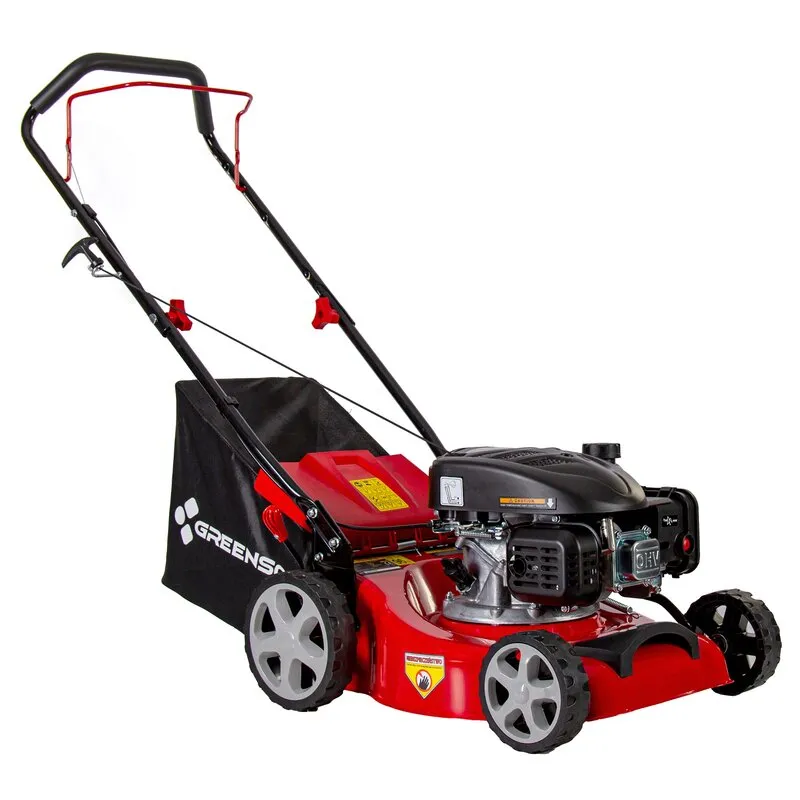 Kosiarka spalinowa GREENSO KS41-L123, 40 cm, 123 cm3, 2.1 kW, kosz 45L, silnik Loncin