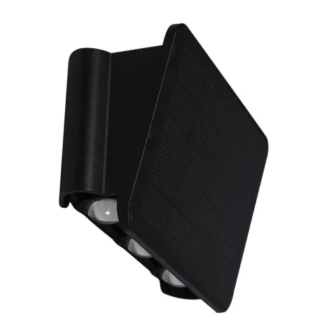Kinkiet zewnętrzny solarny ELIGHT Alf EKO9099 Czarny