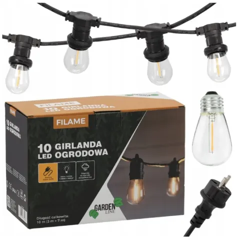 Girlanda ogrodowa sieciowa EXTRALINK Filame EX.25074 10 m