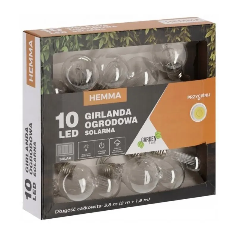 Girlanda ogrodowa solarna EXTRALINK Hemma EX.24947 3.8 m