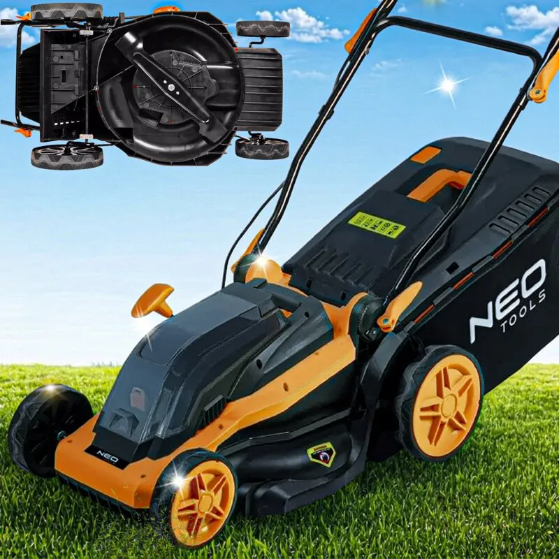 Kosiarka akumulatorowa NEO TOOLS 04-640 38 cm, 18 V, silnik bezszczotkowy, kosz 45L, bez akumulatora