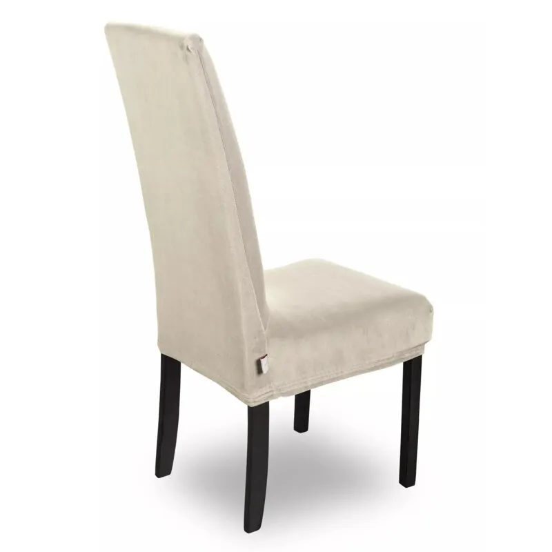 Pokrowiec na krzesło EUROFIRANY D91 468990 (35 x 30 x 55 cm) Kremowy