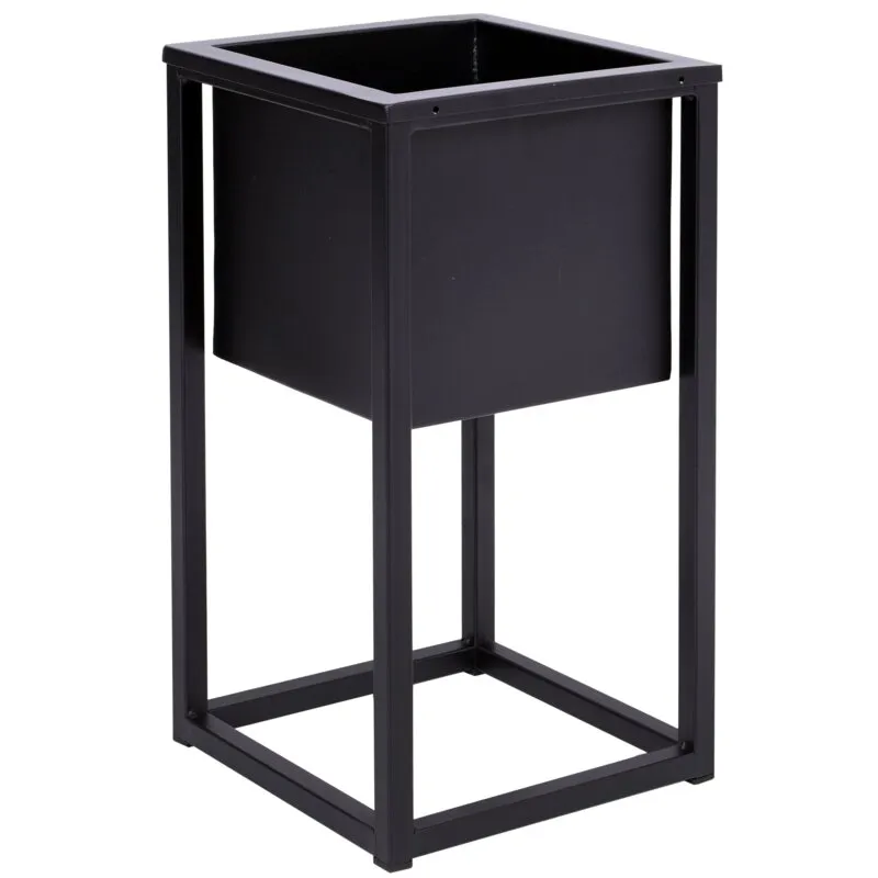 Kwietnik LOFTINSPIRED Concove 40 cm Czarny