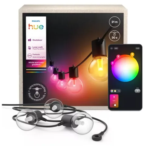 Girlanda ogrodowa sieciowa PHILIPS HUE Festavia 929004582006 21 m