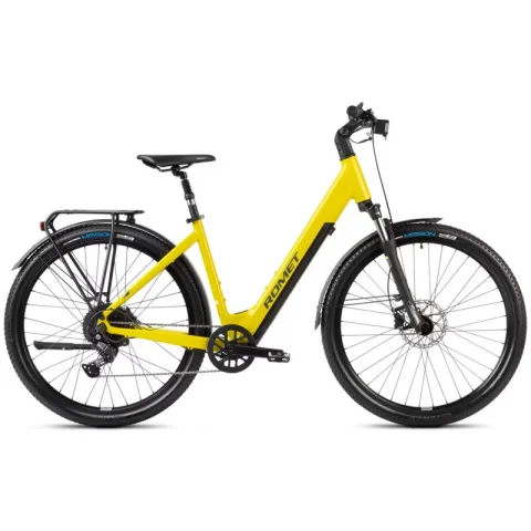 Rower elektryczny ROMET E-Modeco SUV 1.0 AN U17 28 cali Limonkowy