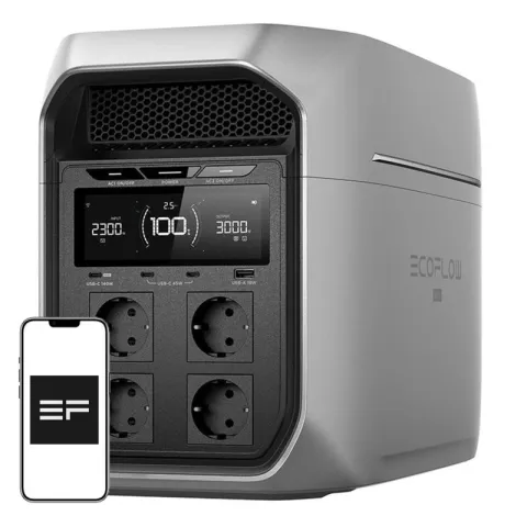 Stacja zasilania ECOFLOW Delta 3 Max Plus 2048 Wh