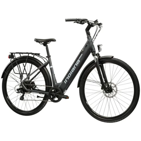 Rower elektryczny INDIANA E-Trekking 3.0 U19 28 cali Grafitowy