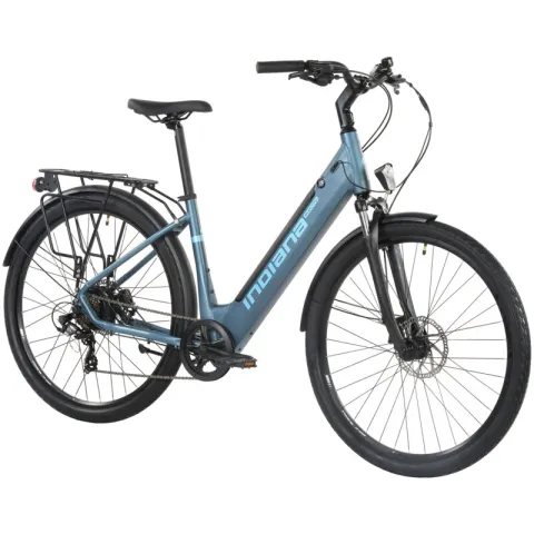 Rower elektryczny INDIANA E-Trekking 3.0 U19 28 cali Niebieski