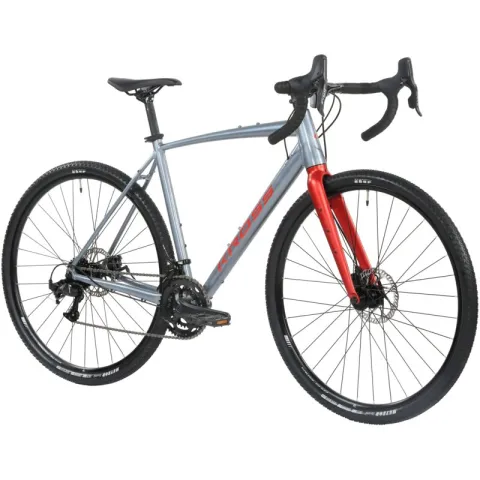 Rower gravel KROSS ESKER XPRT GRV U21 28 cali Grafitowo-bordowy
