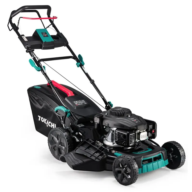 Kosiarka spalinowa TOKACHI Wide Blade 530 z napędem, 53cm, 196 cm3, 4kW, mulczowanie, kosz 65L, silnik Loncin