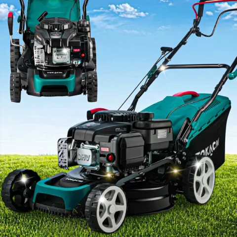 Kosiarka spalinowa TOKACHI Wide Go! 41cm, 139 cm3, 2.4 kW, mulczowanie, kosz 50L, silnik Loncin