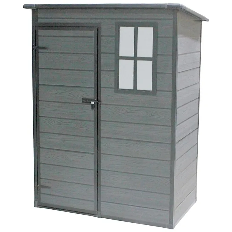 Domek narzędziowy SASKA GARDEN 1078922 152 x 91 x 192.5 cm Szaro-antracytowy