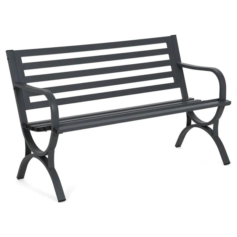Ławka ogrodowa HOME & GARDEN Simple 746318 Szary