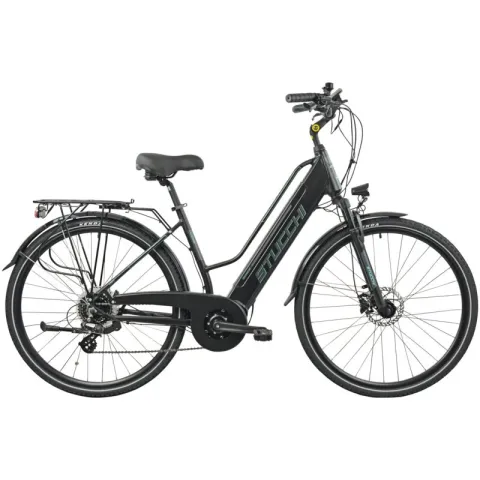 Rower elektryczny STUCCHI Lounge D17 28 cali Czarny