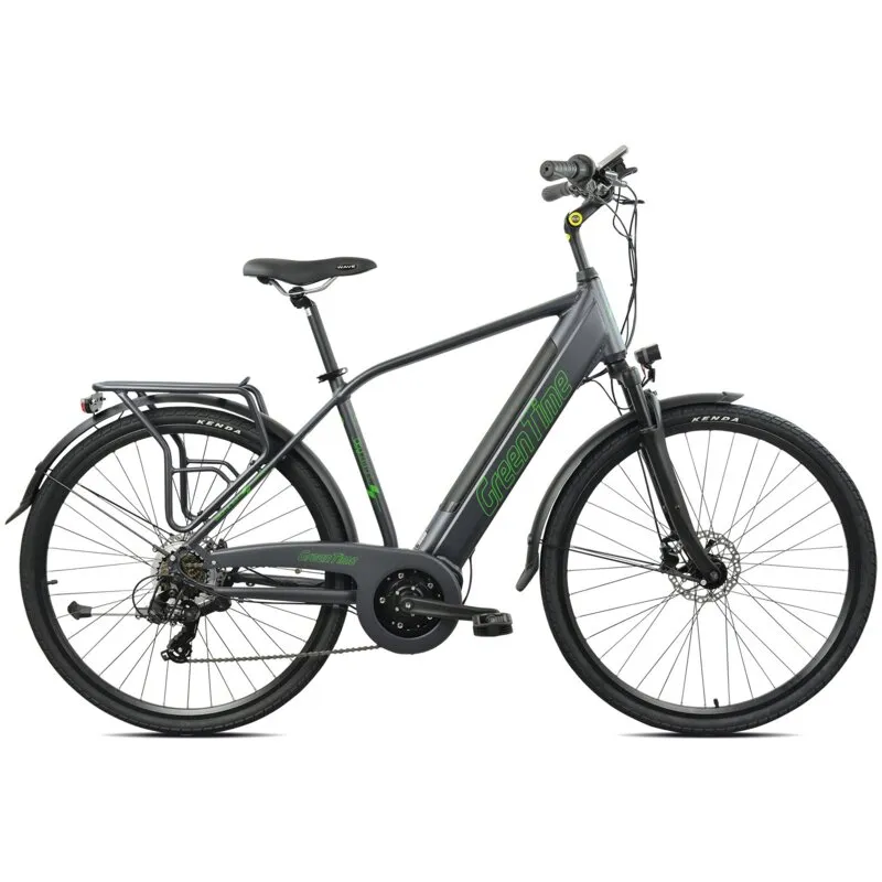Rower elektryczny GREENTIME Urban M20 28 cali Ciemnoszary