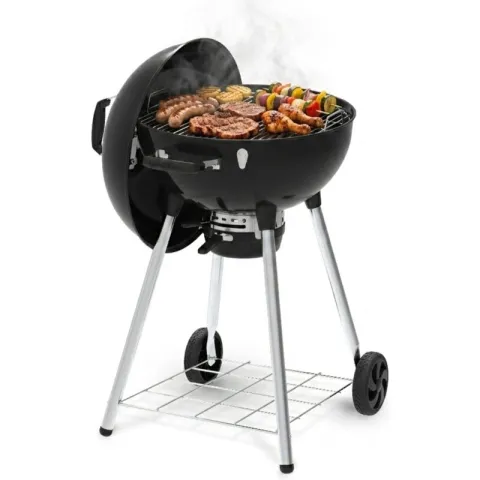Grill ogrodowy węglowy BROIL KING Kettle 57 cm Zamykany, termometr, popielnik, z kołami, z uchwytem
