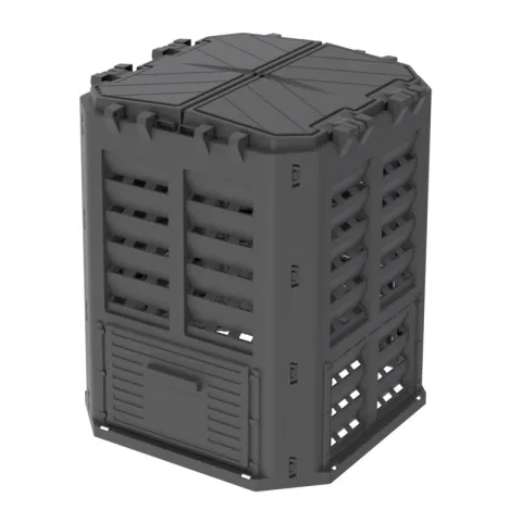 Kompostownik PATROL Multi KOMPOST360CZAPL225 360L Czarny