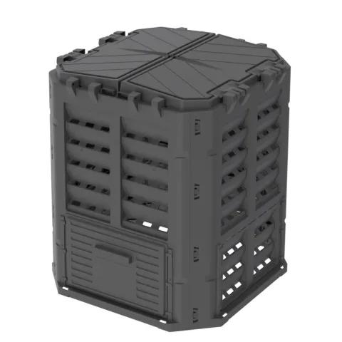 Kompostownik PATROL Multi KOMPOST300CZAPL225 300L Czarny