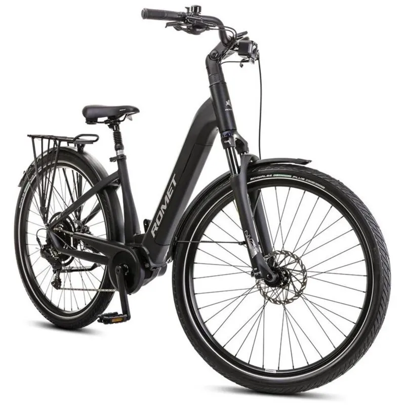 Rower elektryczny ROMET E-Modeco URB 2.0 U17 28 cali Czarno-grafitowy