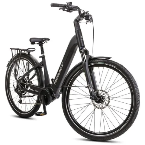 Rower elektryczny ROMET E-Modeco URB 2.0 U17 28 cali Czarno-grafitowy