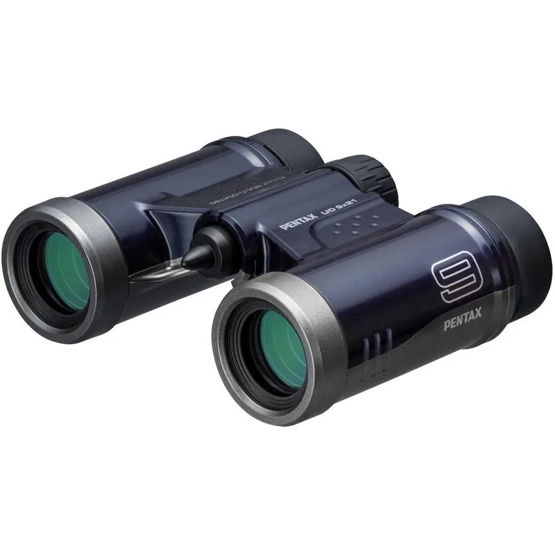 Lornetka PENTAX UD 9x21 Granatowy, 9-krotne zbliżenie, kompaktowe rozmiary, pryzmat dachowy
