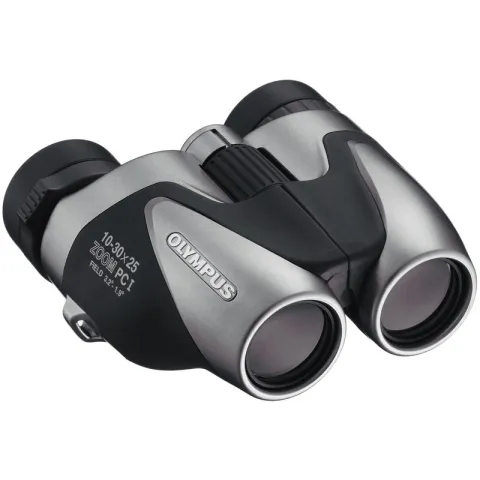 Lornetka OLYMPUS Zoom 10-30X25 PCI Czarno-srebrny, zmienne zbliżenie 10-30 x
