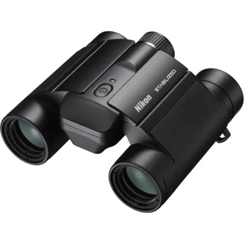 Lornetka ze stabilizacją obrazu NIKON Stabilized 10x25 S Czarny (BAA950WA)