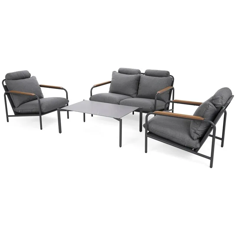 Meble ogrodowe HOME & GARDEN Como Grey-Grey 375191