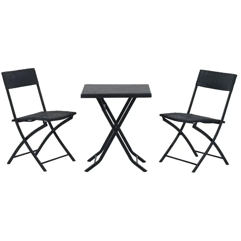 Zestaw mebli ogrodowych BLACK FOREST L-0201P Czarny