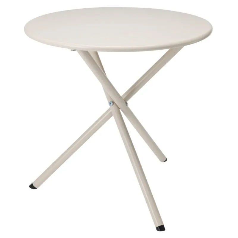 Stolik ogrodowy AMBIANCE 48x48 cm Kremowy
