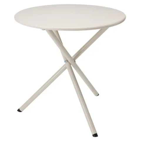 Stolik ogrodowy AMBIANCE 48x48 cm Kremowy