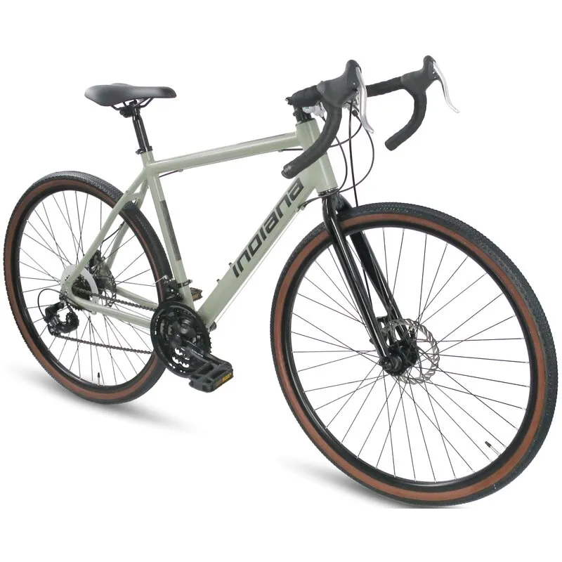 Rower gravel INDIANA Gravel U22 28 cali Zielony