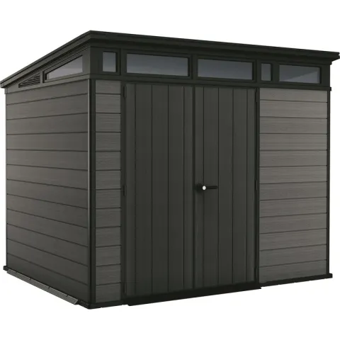 Domek narzędziowy KETER Cortina 9x7 255060 279 x 216 x 226 cm Szary