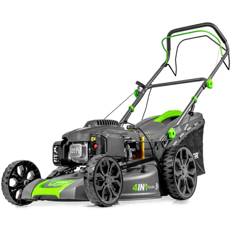 Kosiarka spalinowa WUBER W09101 z napędem, 51 cm, 196 cm3, 3.5 kW, mulczowanie, kosz 70 L, silnik Loncin