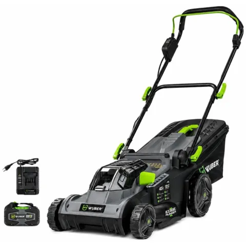 Kosiarka akumulatorowa WUBER W05801 38 cm, 4 Ah, 40 V, silnik bezszczotkowy, kosz 40L, 1 akumulator 4 Ah