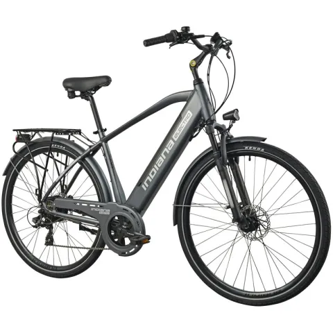Rower elektryczny INDIANA E-Trekking 3.0 M20 28 cali męski Czarny