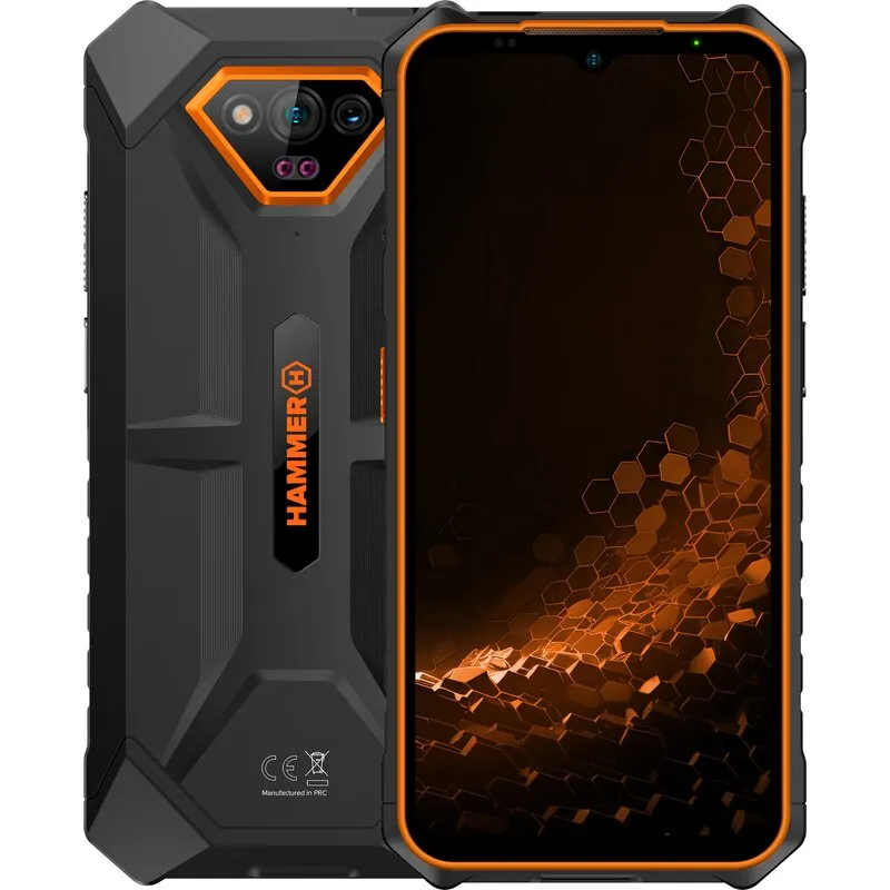 Smartfon HAMMER Iron V 6/64GB 6.5" Pomarańczowy