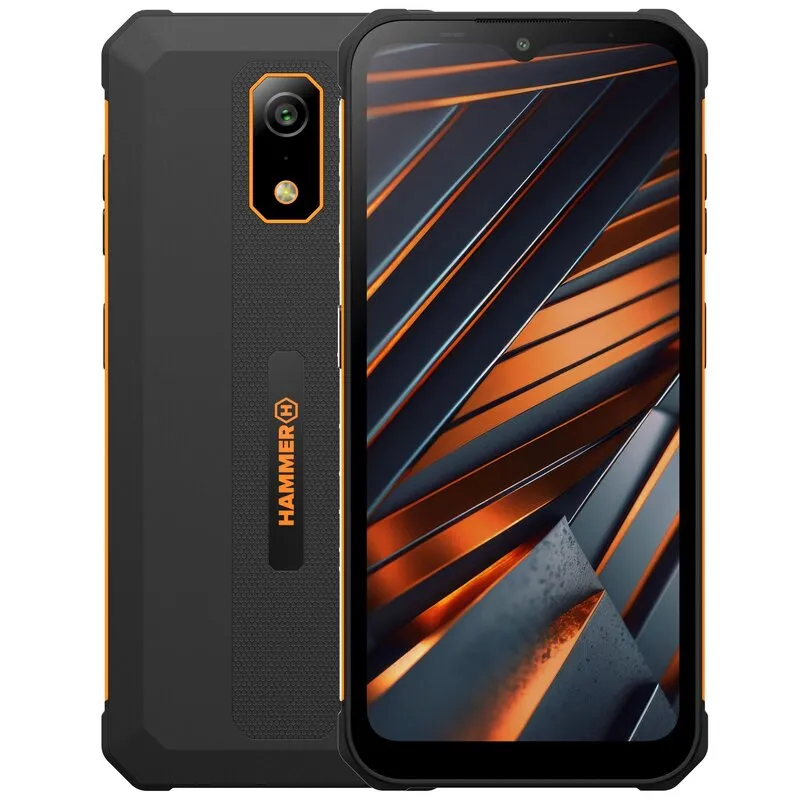 Smartfon HAMMER Iron Va 4/64GB 6.56" Czarno-pomarańczowy